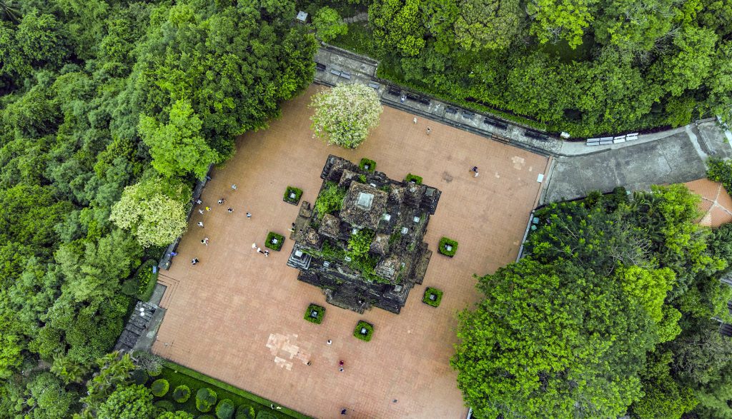Cham Tower Symmetry