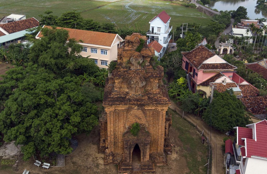 Cham Tower in Village