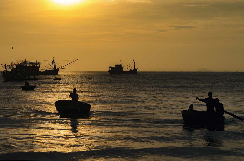 Coracle at Dawn