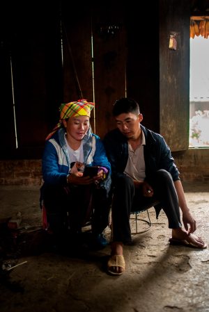 Mu Cang Chai couple