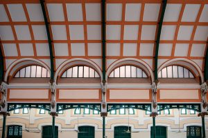 Saigon Post Office windows