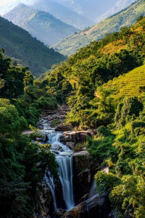 sapa waterfall